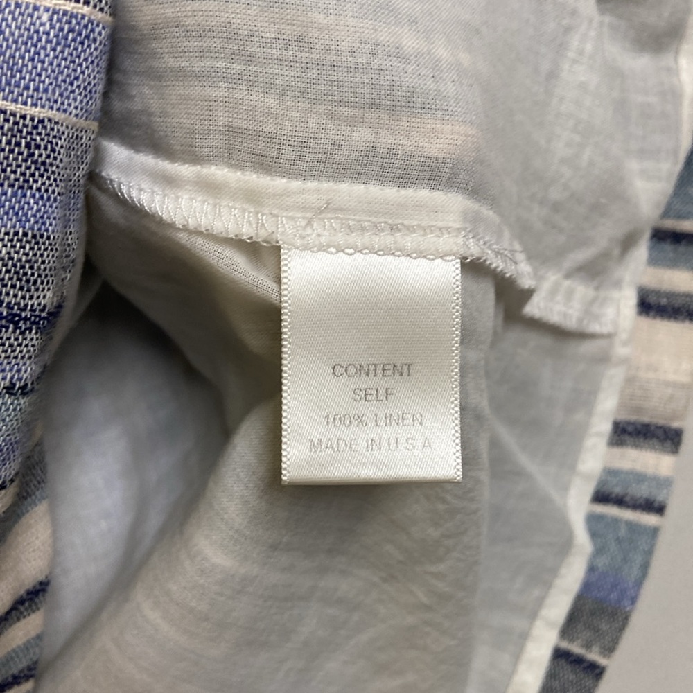 Maven West 100% Linen Off shoulder Top - Picture 8 of 10